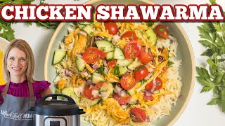 Amazing Instant Pot Chicken Shawarma - For Wraps or Bowls!