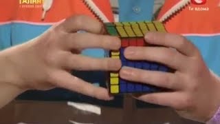 Boy shocks judges by solving massive rubik's cube on Ukraine's Got Talent