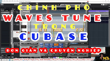 HƯỚNG DẪN CHỈNH PHÔ BẰNG WAVES TUNE TRONG CUBASE ĐƠN GIẢN VÀ HIỆU QUẢ  - NEW 2023 (Pitch Tune Vocal)