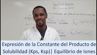 Constante Del Producto De Solubilidad, Kps Formación De Precipitado
