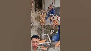 Xây Cột Nghiêng Xoáy Đỉnh Cao Của Anh Thợ