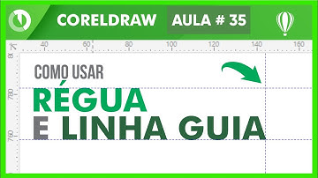 Como usar régua e linhas guias no Corel Draw
