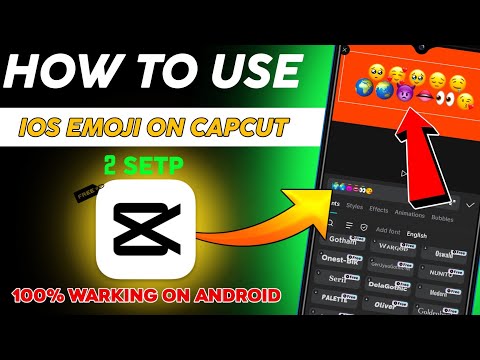 How To Use IOS Emoji On Capcut Capcut Me IOS Emoji Kaise Lagaye Caput Me Ios Font Kaise Add Kare
