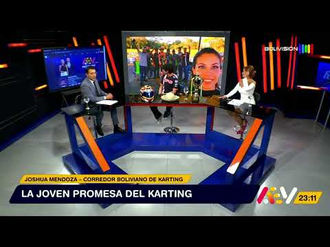 Joshua Mendoza, Bolivia's young karting prospect