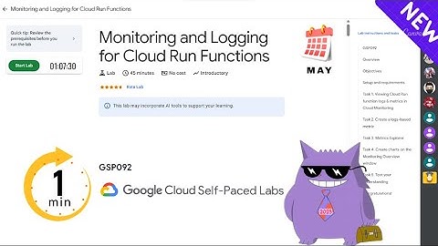 Monitoring and Logging for Cloud Run Functions | #2025 | #GSP092 |#qwiklabs |Solution
