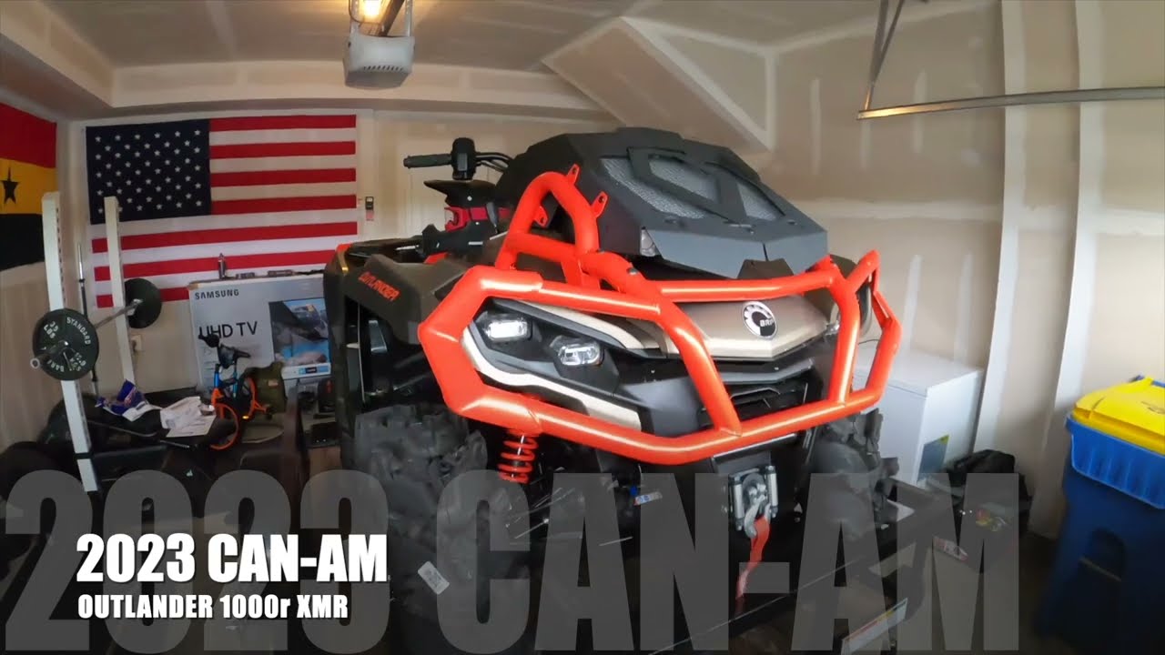 Picking Up The New 2023 Can-AM Outlander 1000r XMR - YouTube