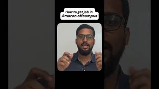 How to Get Into Amazon as a Fresher? 💼✨| #shorts