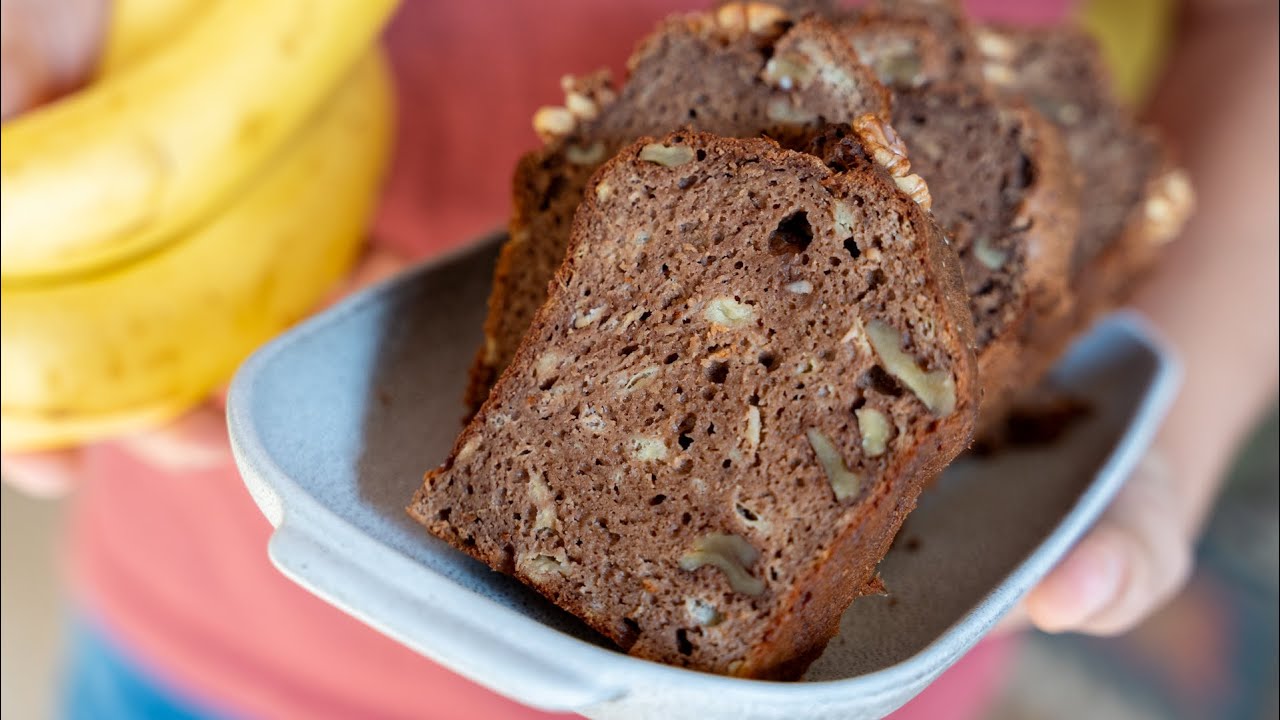 Un cake à la banane qui gonfle bien sans aucune farine, c'est possible ?
