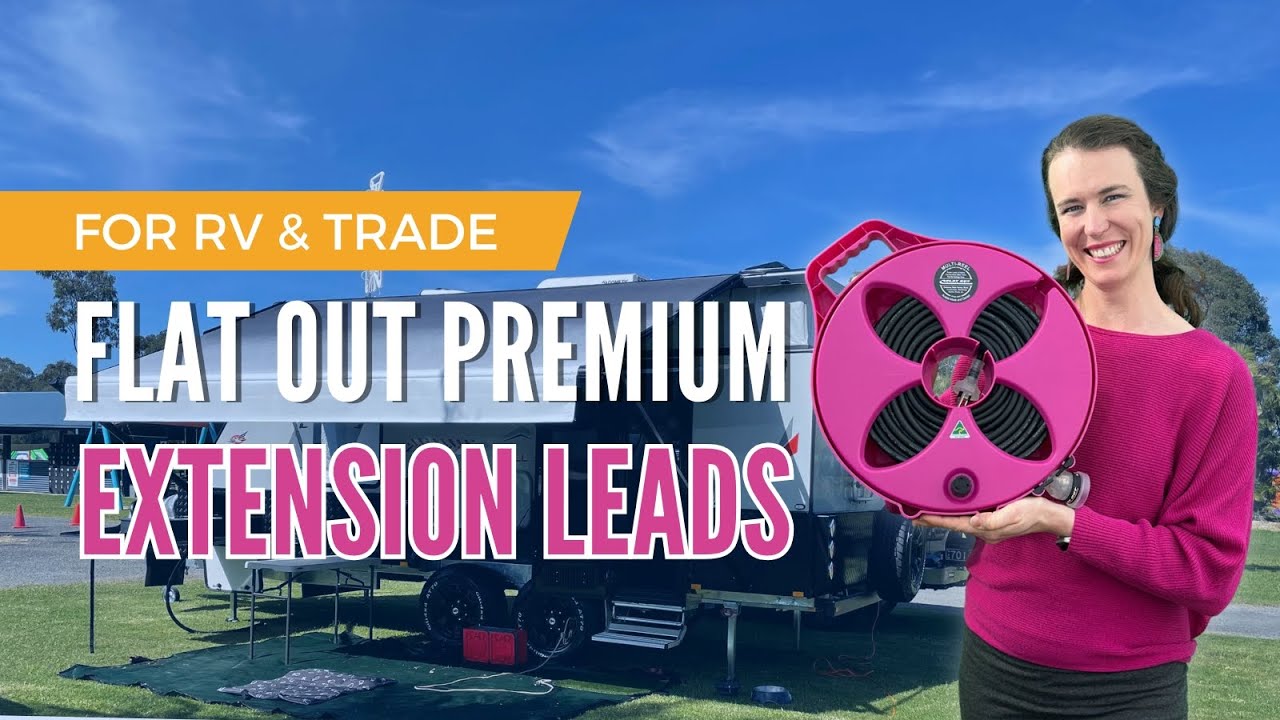 Tangle-Free Premium Extension Leads for RV & Trade | Flat Out Multi-Reel