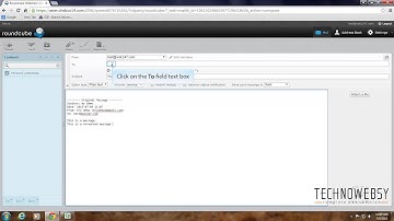 Roundcube reply and forwarding a message-Technowebsy