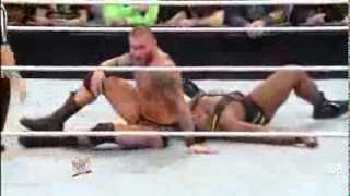 Randy Orton RKO on Big E Langston - Smackdown - January 10, 2014