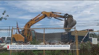 Demolition Underway At Former Four Seasons Motel In Elkins