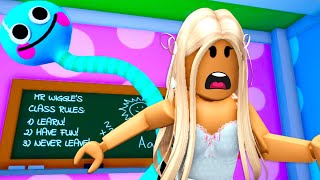 Trapped in The WRONG SCHOOL!! Escaping Mr Wiggle&#39;s School Roblox Obby