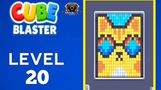 Cube Blaster Level 20 Walkthrough Solution 