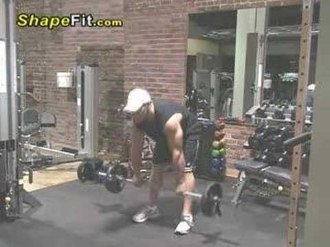 Barbell Stiff Leg Deadlifts - Hamstrings Exercises For Legs