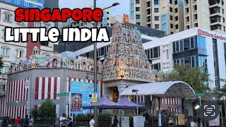 Explore little India  Indian district of Singapore {4K}