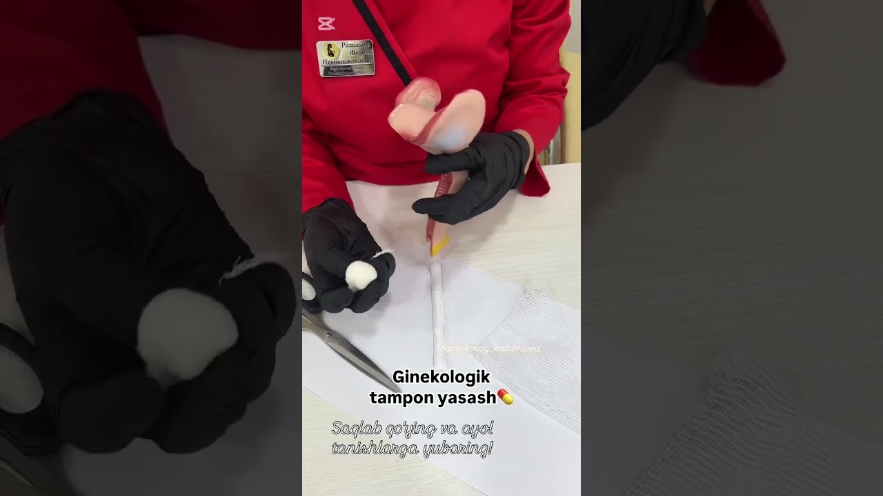 Ginekologik tampon yasash