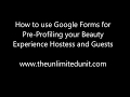 Using Google Forms for The Beauty Experience Booking