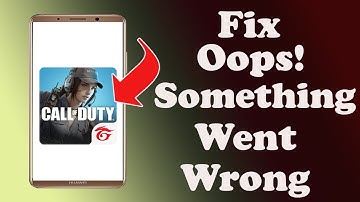 ✅How to Fix Call Of Duty App Oops something Went Wrong Error on Android ✅