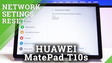 How to Reset Network Settings on HUAWEI MatePad T10s - Restore Network Settings