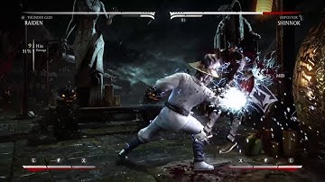 Mortal Kombat XL Raiden Compilation Combos (thunder god variation)