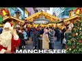 Manchester Christmas Market England United Kindom 4k