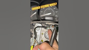 NEED TO ALIGN YOUR STEERING WHEEL??