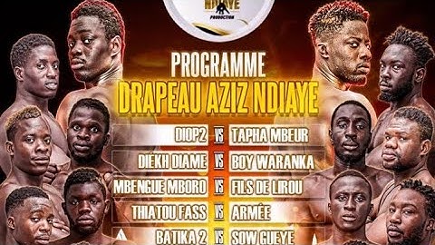 En Direct L'arrivée des Lutteurs Diop 2 vs Tapha mbeur