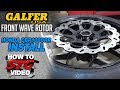 How To Install Galfer Front Wave Brake Rotors from SportbikeTrackGear.com