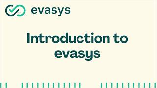 Introduction to evasys