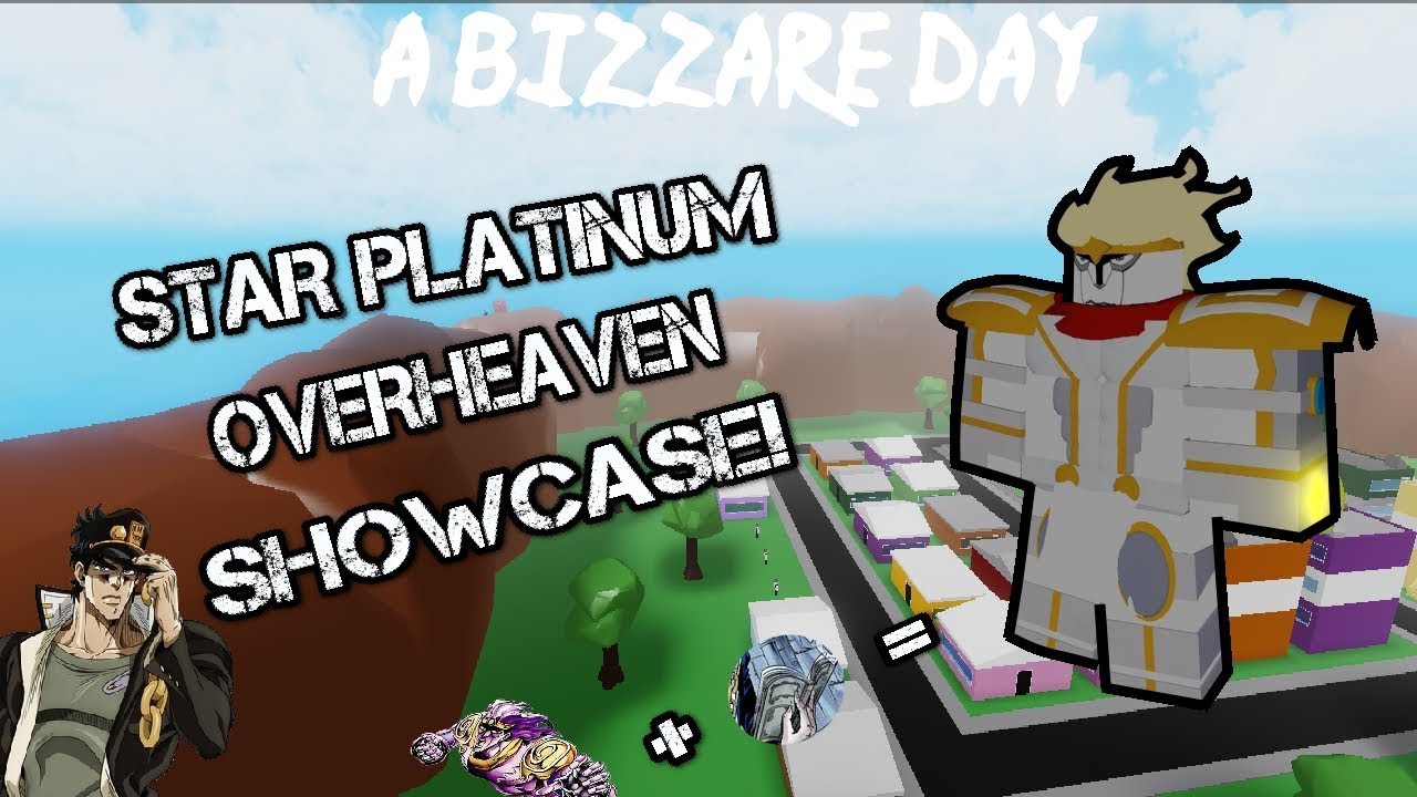 Mystery Requiem Star Platinum Prime Showcase By Divinededarko - roblox a bizarre day made in heaven showcase youtube