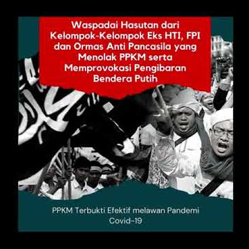 JANGAN TERPROVIKASI OLEH HOAX DARI KELOMPOK YANG TIDAK PEDULI DENGAN PANDEMI COVID-19