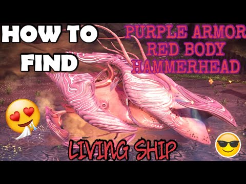 How To Find - Purple Armor/Red Body Hammerhead Living Ship - Euclid | No  Man's Sky