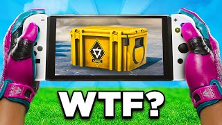 I played CS2 with a Nintendo Switch...