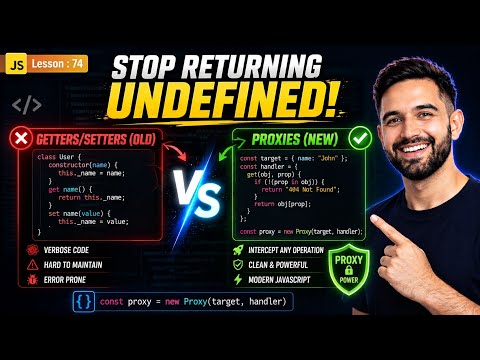 JavaScript Proxy Object Explained - Better than Getters and Setters? (ES6 Tutorial)