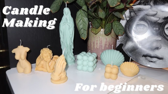 Making A Candle With A Silicone Rubber Mold 