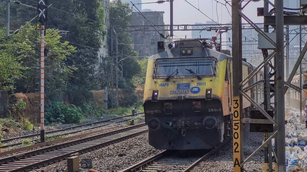Afternoon Railfanning At Mulund | Ft.Tejas WAP-5+CR Rajdhani+VB..And More