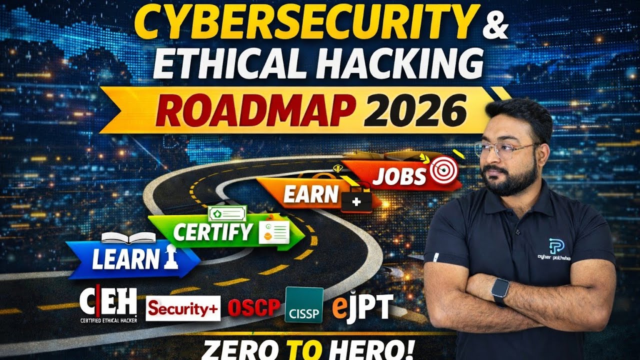 Complete Cyber Security Roadmap 2026 for Beginners | Ethical Hacking ...