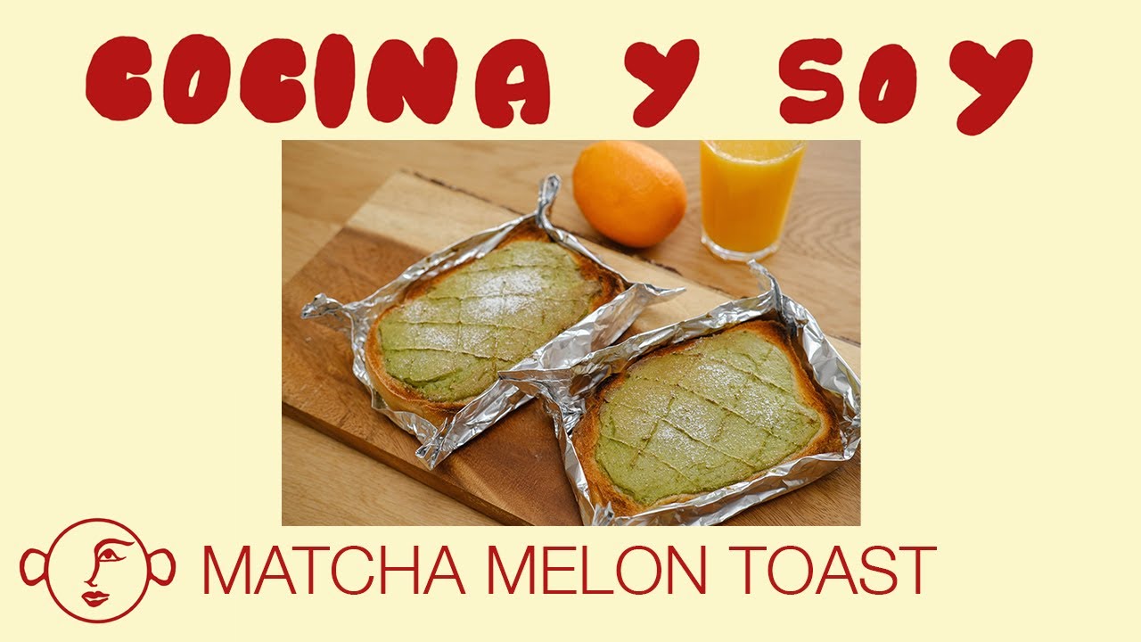 Matcha Melon Pan Recipe 抹茶メロントースト