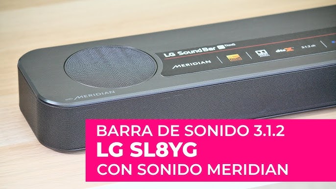 Barra de sonido LG SP8YA: unboxing y características técnicas