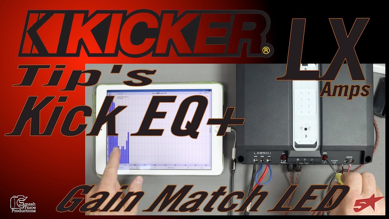 Kicker's new LX Kick EQ+ and Gain match light up dial - YouTube