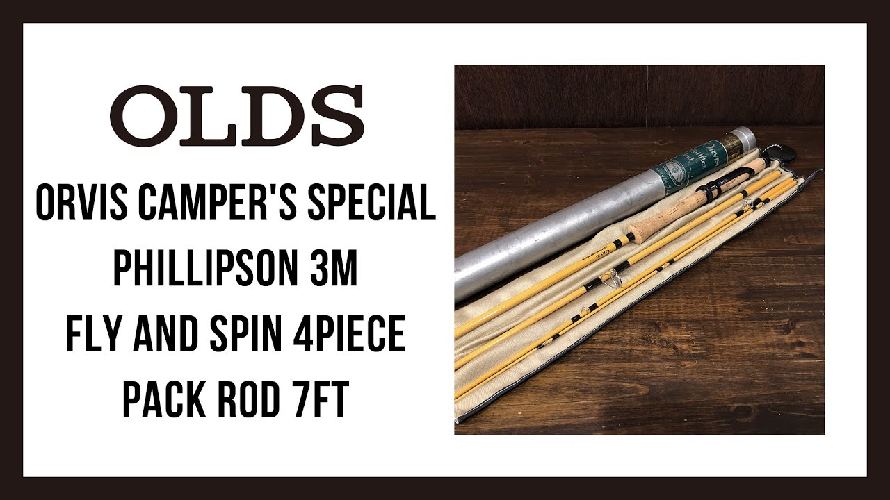 Orvis Camper's Special Phillipson 3M Fly and Spin Pack Rod 7ft