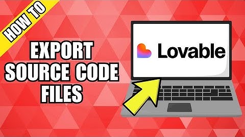 How To Export Source Code Files From Lovable.dev