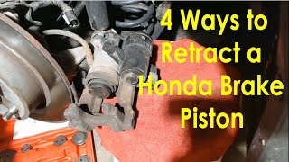 4 Ways to Retract Brake Piston on a Honda Accord with Electronic Parking Brake