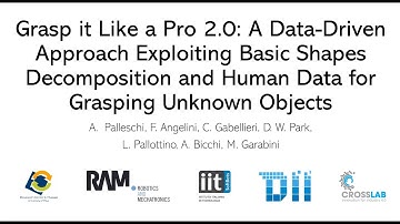 Grasp It Like a Pro 2.0: A Data-Driven Approach Exploiting Basic Shape Decomposition and Human Data