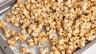Homemade Caramel Popcorn Recipe - Laura Vitale - Laura in the Kitchen Episode 823