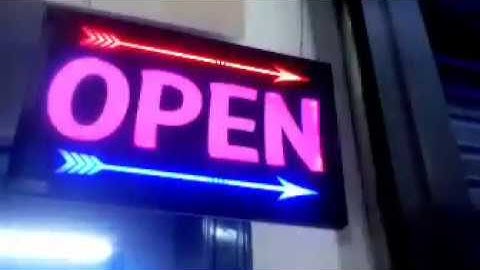 LETRERO LED RGB ULTRADELGADO PARA TU NEGOCIO