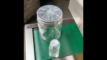 Automatic plastic jar foil liner induction sealing machine