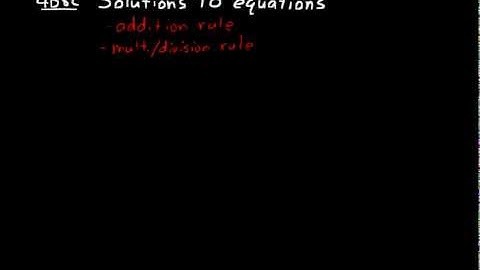 DIVE Video Lecture for Saxon Algebra 2, 2nd and 3rd Edition Lesson 4