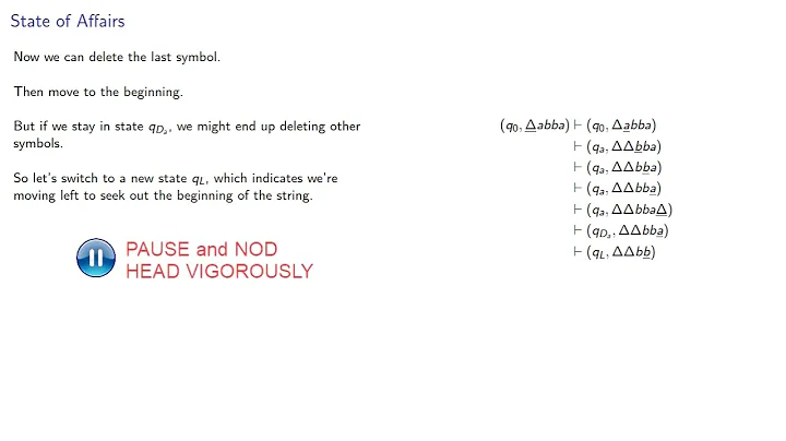 Creating a Turing Machine:  Part One